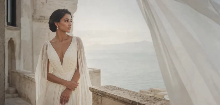 Destination bride in ivory