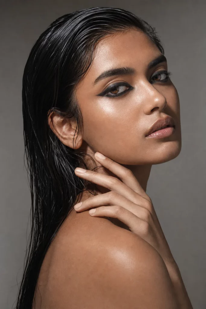Editorial make-up portrait